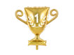 Picture of FOIL BALLOON CUP GOLD 64X61CM